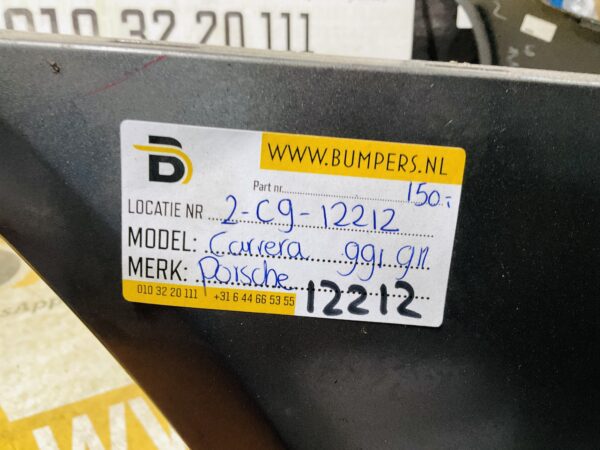 BUMPER Porsche Carrera 911 991 4xpdc ACHTERBUMPER 2-C9-12212z