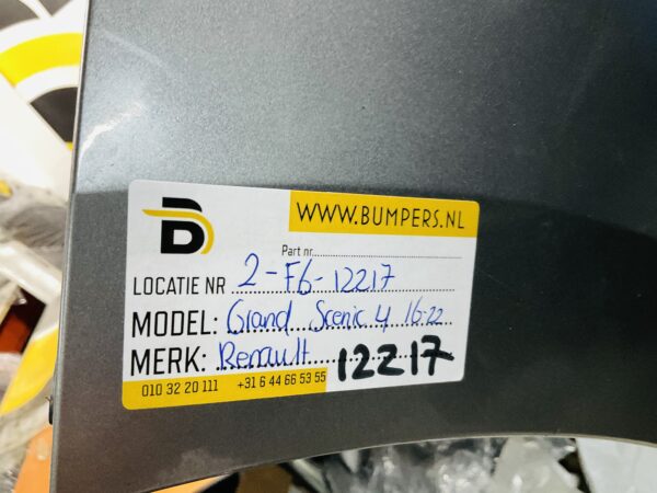 BUMPER Renault Grand Scenic 4 4xpdc 2016-2022 VOORBUMPER 2-F6-12217z