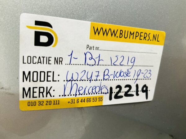 BUMPER Mercedes B Klasse W247 pdc 2019-2023 VOORBUMPER 2-D5-10943z