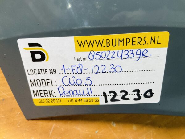 Bumper Renault Clio 5  850224339R  Achterbumper 1-F8-12230