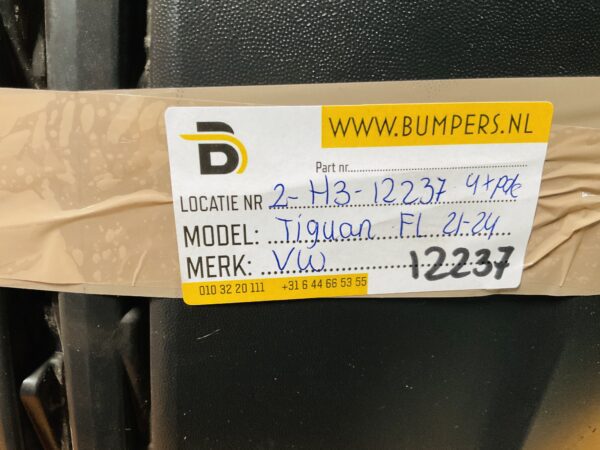 Bumper Volkswagen Tiguan Facelift 4xpdc 2021-2024 Achterbumper 2-H3-12237