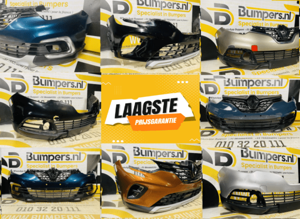 Voorbumper Renault Clio 5 Megane 4 Captur Twingo Zoe Bestel online