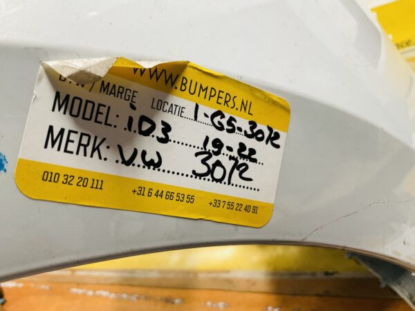 Bumper Volkswagen iD3 4xpdc 2019-2022  Voorbumper 1-G5-3072z