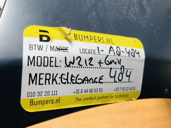 Bumper Mercedes E Klasse W212 Elegance +grill Voorbumper 1-A8-484z