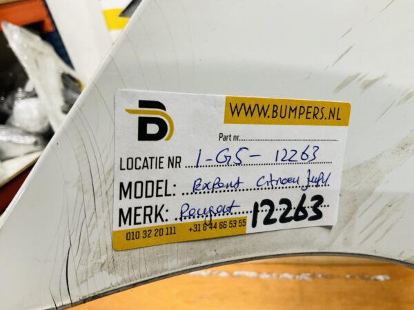 Bumper Citroen Jumpy Peugeot Expert 2017-2020 Voorbumper 1-G5-12263z