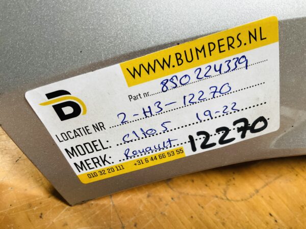 Bumper Renault Clio 5 2xpdc 2019-2022 850224339 Achterbumper 2-H3-12270