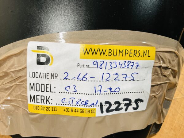 Bumper Citroen C3 2017-2020 7813343877 Achterbumper 2-L6-12275