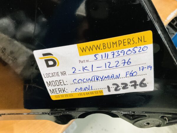 Bumper Mini Countryman F60 2017-2019  Voorbumper 2-K1-12276