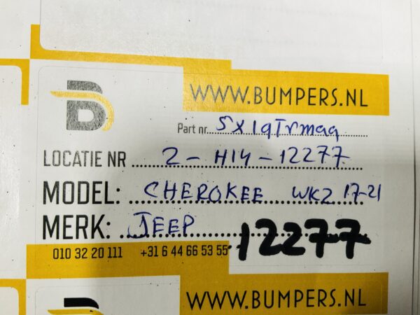 Bumper Jeep Cherokee WK2  2017-2021 Voorbumper 2-H14-12277