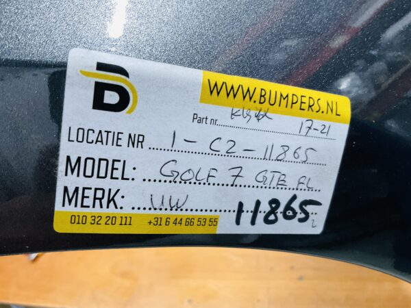 BUMPER Volkswagen Golf 7 GTE Facelift kls pdc 2017-2021 VOORBUMPER 1-C2-11865z