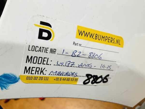 BUMPER Mercedes A Klasse W177 AMG 2019-2023 VOORBUMPER 1-B2-8806z