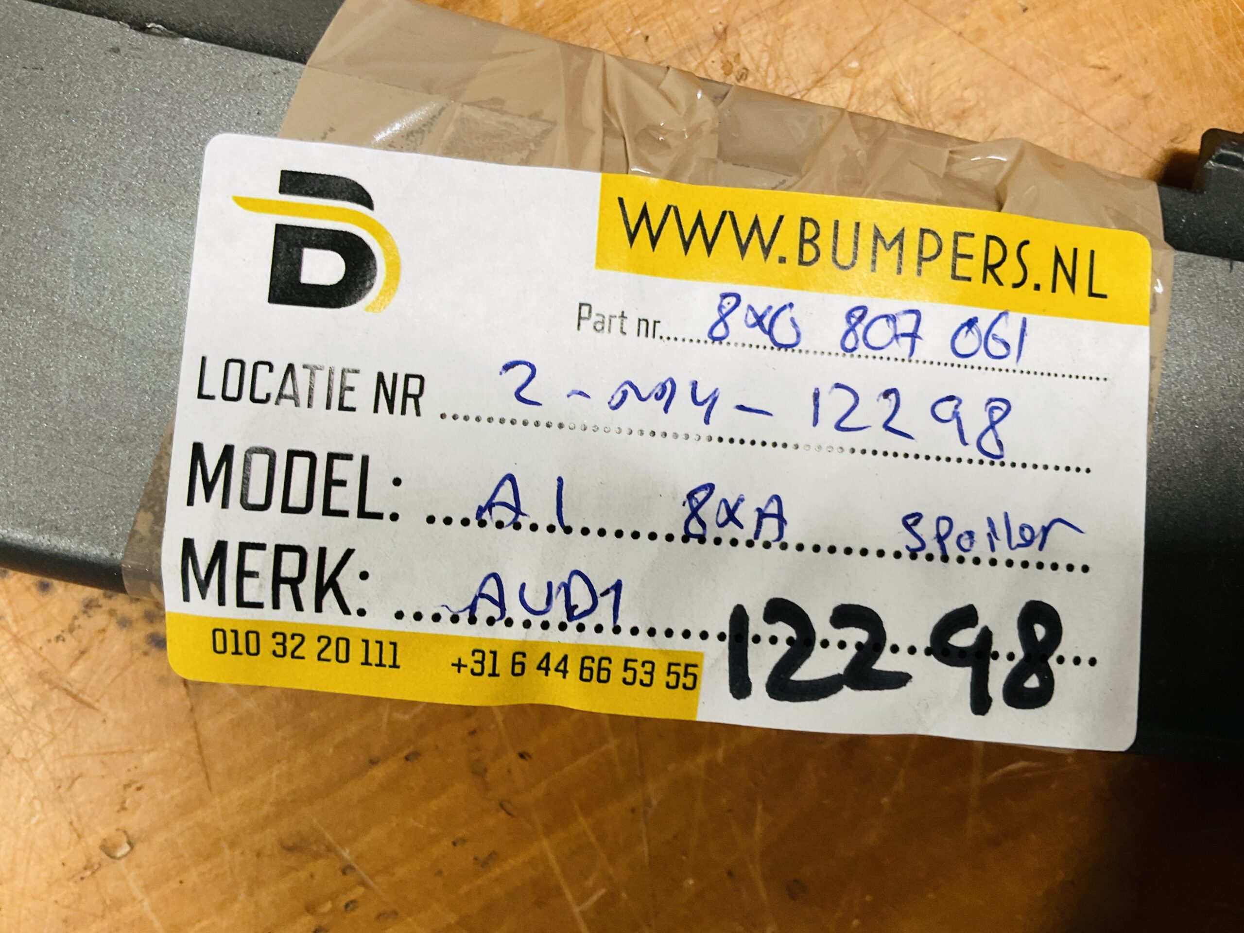 Bumper Spoiler Audi A1 8X0807061 Bumperlip 2-M4-12298