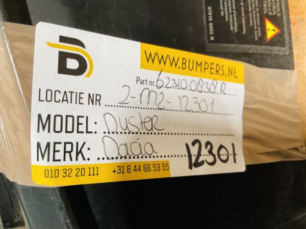 Grill Dacia Duster  623100838R Bumper Grille 2-M2-12301