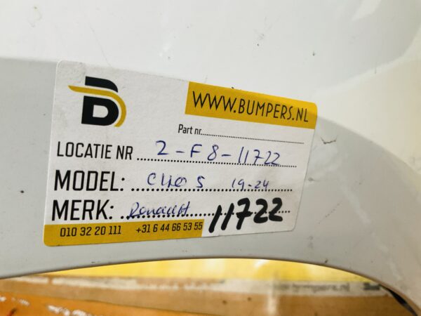 BUMPER Renault Clio 5 2019-2024 VOORBUMPER 2-F8-11722z