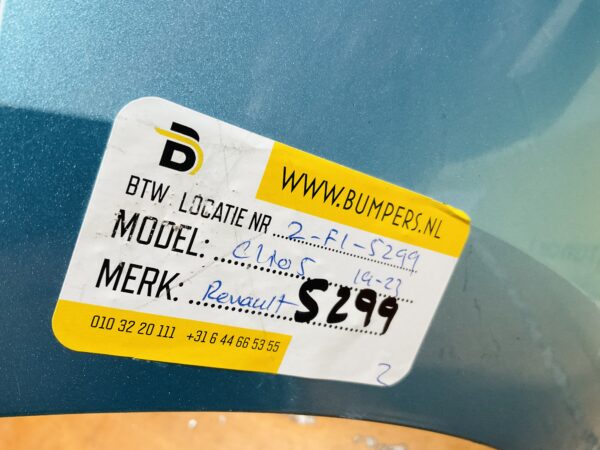 BUMPER Renault Clio 5 2019-2023 VOORBUMPER 2-F1-5299z