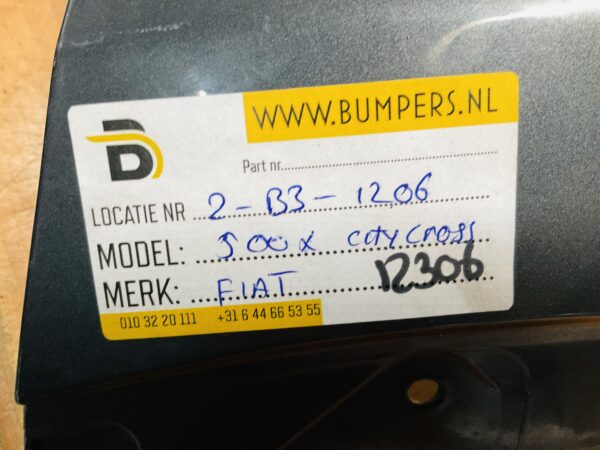 BUMPER Fiat 500X City Cross VOORBUMPER 2-B3-12306z