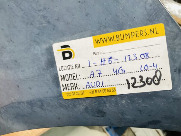 BUMPER Audi A7 4G 4G8 kls 4xpdc 2010-2014 4G8807437 VOORBUMPER 1-H6-12308z