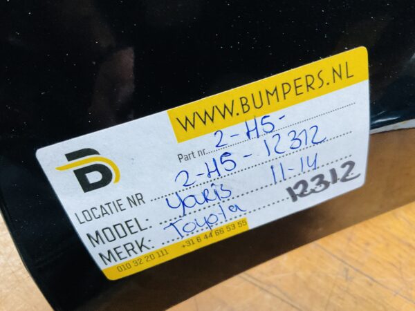 Bumper Toyota Yaris 3 2011-2014 52159-0D300 Achterbumper 2-H5-12312