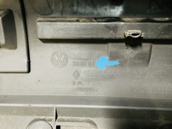 Bumper Volkswagen Caddy 2003-2010 2K0807363 Achterbumper 2-L9-12317