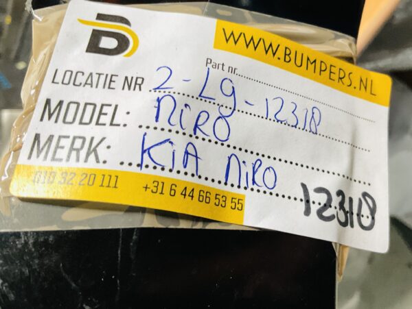 Bumper Kia Niro 86577-AT100 Voorbumperlip 2-L9-12318