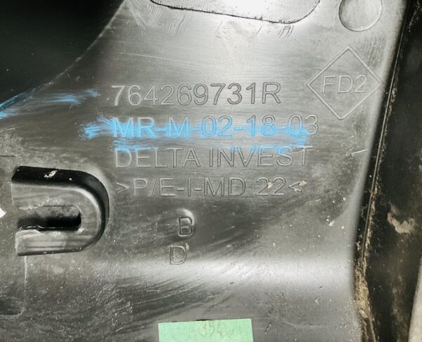 Zijskirts Dacia Sandero 764269731R Rechts Dorpel 2-L2-12319