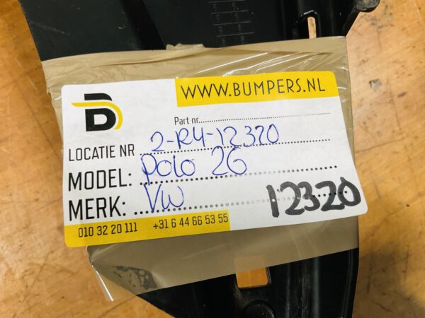 Onderplaat Volkswagen Polo 2G 2G0805903 Bumperlip 2-R4-12320