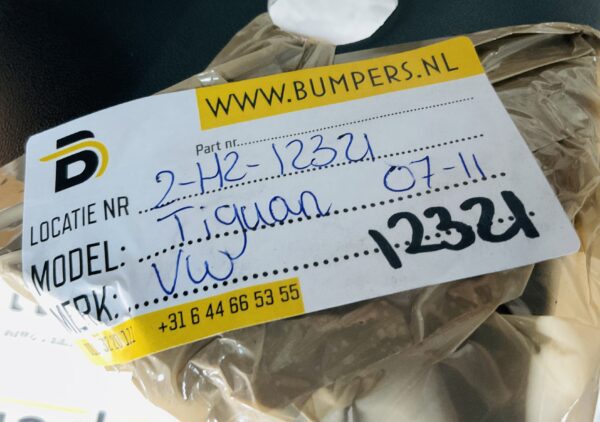 Bumper Volkswagen Tiguan 2007-2011 Achterbumperlip 2-H2-12321