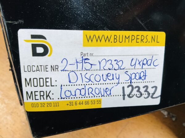 Bumper Land Rover Discovery Sport 4xpdc  Achterbumper 2-H5-12332