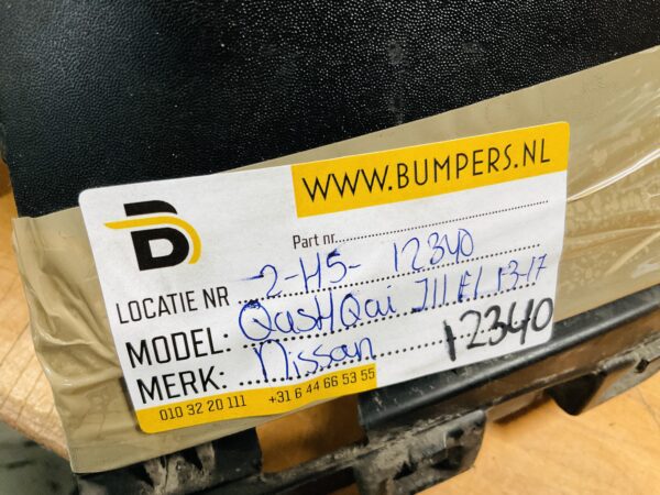 Bumper Nissan Qashqai 2013-2017 850226257R Achterbumper 2-H5-12340
