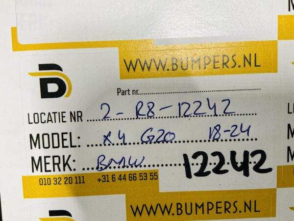 Diffuser BMW X4 G20 4xpdc  2018-2024 8065128 Achterbumperlip 2-R8-12242