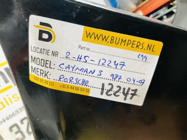 Bumper Porsche Cayman S 987 2004-2007  Achterbumper 2-H5-12247