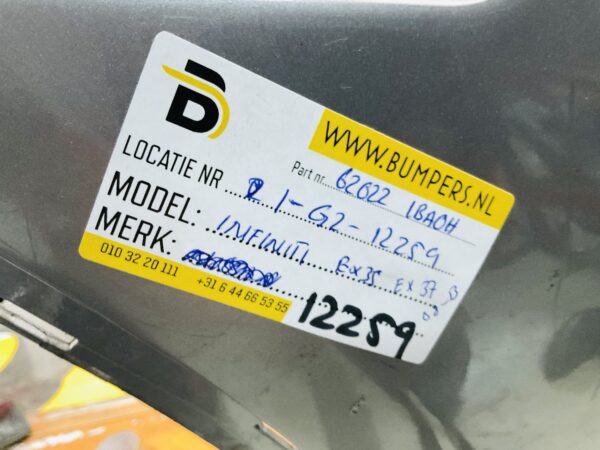 BUMPER Infiniti EX35 EX37 2008-2013  VOORBUMPER 1-G2-12259z