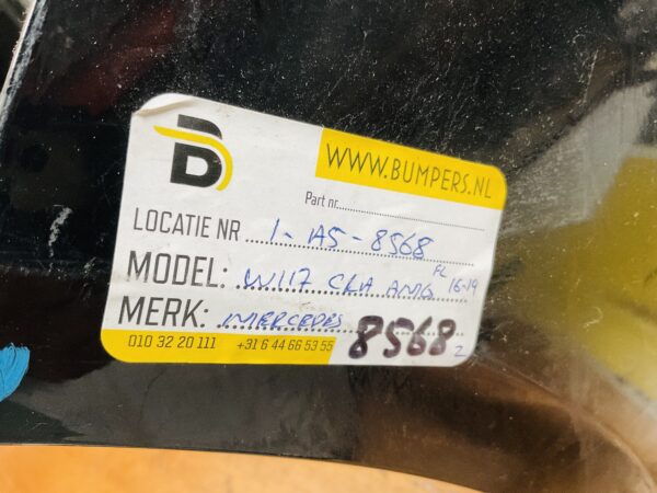 BUMPER Mercedes CLA W117 AMG Facelift  6xpdc 2016-2019 VOORBUMPER 1-A5-8568z