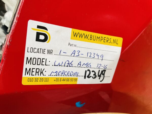 BUMPER Mercedes A Klasse W176 AMG 2012-2016 VOORBUMPER 1-A3-12349