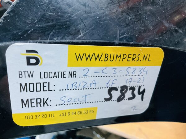 BUMPER Seat Ibiza 6F 2017-2021 VOORBUMPER 2-C3-5834z