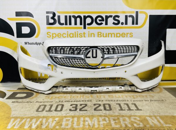 BUMPER Mercedes C Klasse W205 AMG 2014-2017 VOORBUMPER 1-A9-7157z
