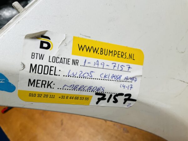 BUMPER Mercedes C Klasse W205 AMG 2014-2017 VOORBUMPER 1-A9-7157z