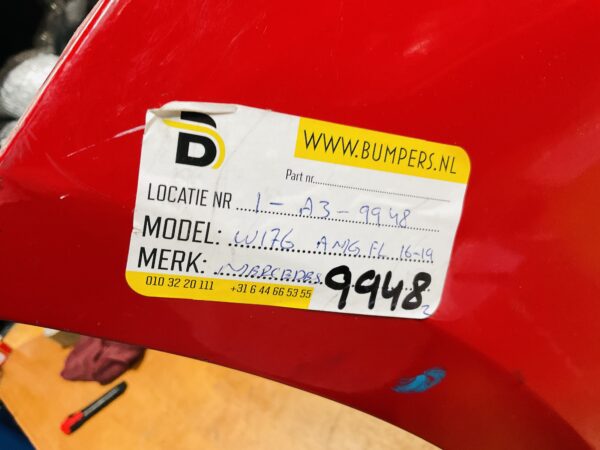 BUMPER Mercedes A Klasse W176 AMG Facelift 2016-2019 6xpdc VOORBUMPER 1-A3-9948z