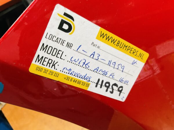BUMPER Mercedes A Klasse W176 AMG Facelift 4xpdc 2016-2019 VOORBUMPER 1-A3-11959z