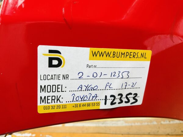 BUMPER Toyota Aygo Facelift 2017-2021 VOORBUMPER 2-D1-12353z