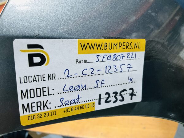 BUMPER Seat Leon 5F FR 2012-2016 4xpdc  VOORBUMPER 2-C2-12357z