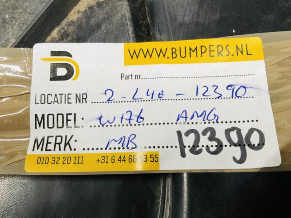 Onderplaat Mercedes A Klasse W176 AMG 2012-2019 A1768850736 Bumperlip 2-L4E-12390