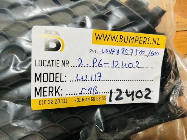 Grill Rooster Mercedes CLA W117  A1178857500 Voorbumper Rooster 2-P6-12402