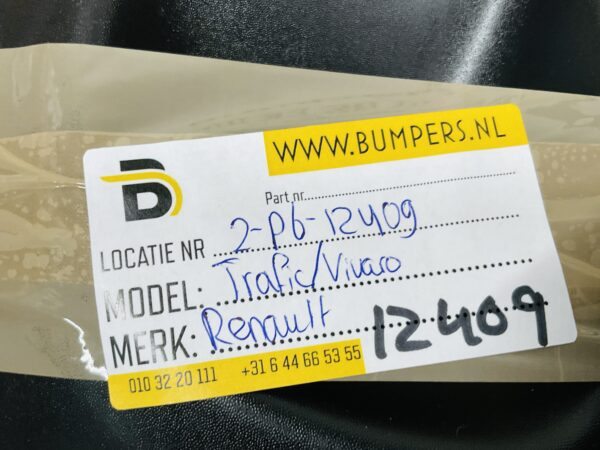 Rooster Renault Trafic Opel Vivaro 263317632R Bumper Rooster 2-P6-12409