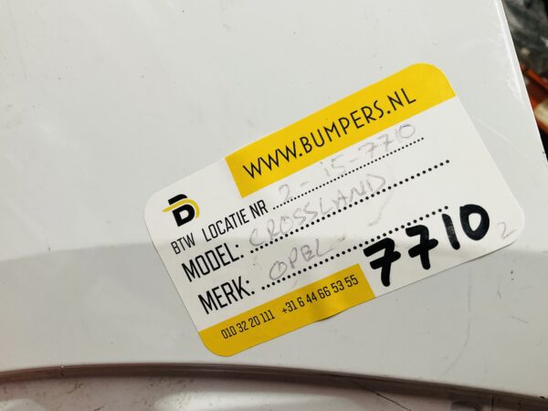 BUMPER Opel Crossland X 2016-2021 VOORBUMPER 2-i5-7710z