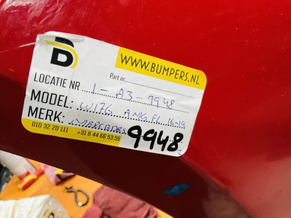 BUMPER Mercedes A Klasse W176 AMG Facelift 2016-2019 6xpdc VOORBUMPER 1-A3-9948z