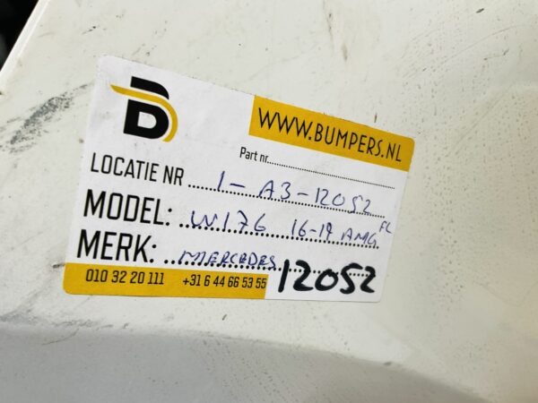 BUMPER Mercedes A Klasse W176 AMG Facelift  2016-2019 VOORBUMPER 1-A3-12052z