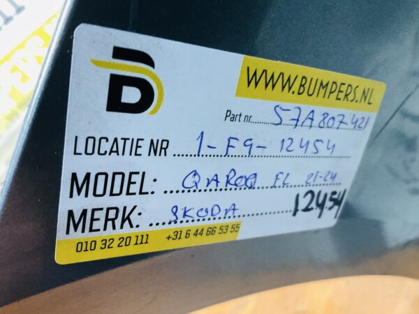 Bumper Skoda Karoq Facelift 2021-2024 57A807421 Achterbumper 1-F9-12454
