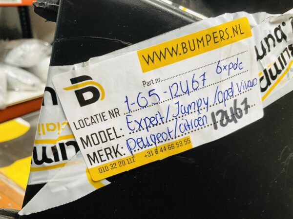 BUMPER Peugeot Expert Citroen Jumpy 6xpdc VOORBUMPER 1-G5-12467z