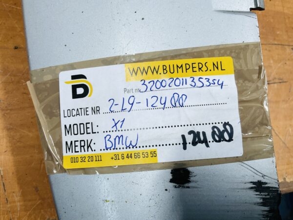Bumperlip BMW X1 3200201135354 Voorbumperlip 2-L9-12488